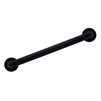 B Arra De Agarrede Baño Aluminio Negro 60 Cm Ridder