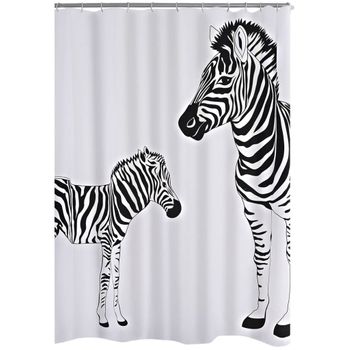 Cortina De Ducha Zebra 180x200 Cm Ridder