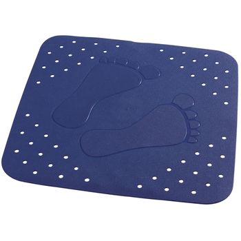 Alfombrilla Baño Antideslizante Plattfuß 54x54 Cm Azul 67263 Ridder