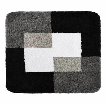 Alfombrilla De Baño Coins 55x50 Cm Gris 7103807 Ridder