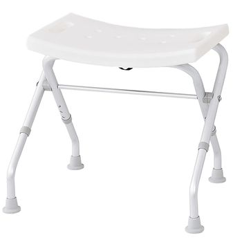 Taburete De Baño Plegable 110 Kg Blanco A0050301 Ridder