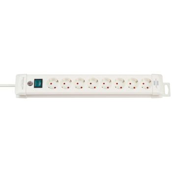 Base Múltiple  8 Tomas Cable 3 M Blanco Brennenstuhl