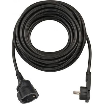 Alargador 3m Enchufe/Clavija Europlug Negro 7hSevenOn