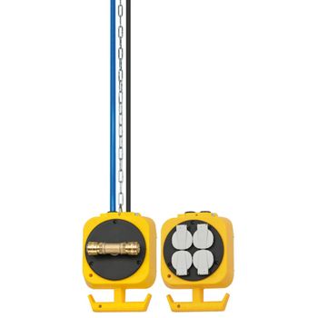 Distribuidor Potencia Colgante 4 Vías Aire Comprimido 5 M Brennenstuhl