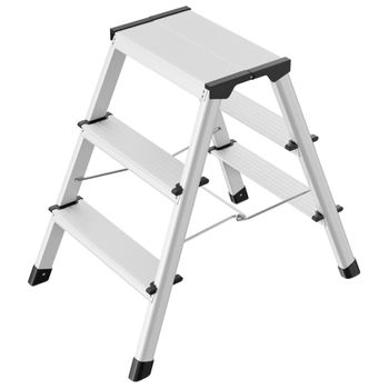 Escalera Plegable De 3 Peldaños Altipesa Ultralight Aluminio con Ofertas en  Carrefour