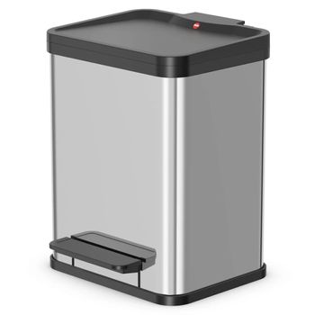 Cubo Con Pedal Oko Uno Plus Tamaño M 17 L Acero Inox 0619-200 Hailo