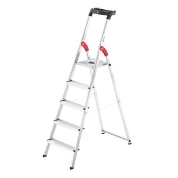 Escalera De Aluminio De Tijera L60-easyclix (5 Peldaños) Hailo 8160-507