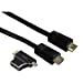 Cable Video Hama Hdmi+adap Mini-micro 00074242