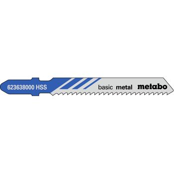 Metabo 25 Hojas Para Sierra De Calar "basic Metal" 51/2,0 Mm (623618000)