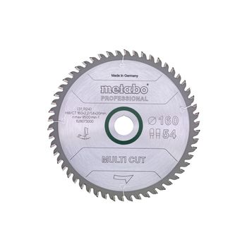 Metabo Hoja De Sierra "multi Cut - Professional", 150x20, D36 Di 10° (628000000)