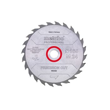 Metabo Hoja De Sierra "precision Cut Wood - Professional", 190x30, D48 Di 15° (628035000)