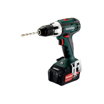 Metabo Bs 18 Lt Taladradora Atornilladora De Batería/18v 2x Ion De Litio; Cargador Asc 55; Metabox 145