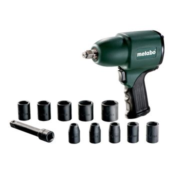 Metabo Dssw 360 Set 1/2" Atornilladores De Impacto Neumáticos/maletín Profesional