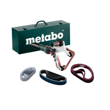 Metabo Rbe 15-180 Set Lijadoras De Cinta Para Tubos/caja De Transporte De Chapa De Acero