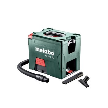 Metabo As 18 L Pc Aspirador De Batería/18v Ion De Litio; Cartón; Con Limpieza Manual Del Filtro