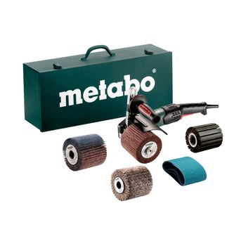 Metabo Se 17-200 Rt Set Satinadora/caja De Transporte De Chapa De Acero