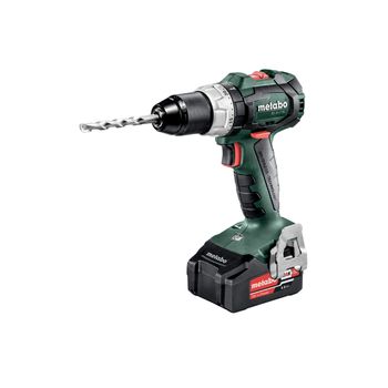 Taladro A Batería Atornillador 18v (602325500). Incluye 2 Baterías Li-power (18 V/4,0 Ah), Cargador Y Maletín. Metabo