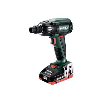 Metabo Ssw 18 Ltx 400 Bl Atornilladores De Impacto De Batería/18v 2x Lihd; Cargador Asc 55; Metabox 145