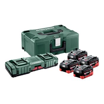 Metabo Set Básico 4 X Lihd 8.0 Ah + Asc 145 Duo + Metaloc (685135000)