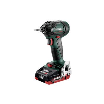 Metabo Ssd 18 Ltx 200 Bl Atornilladores De Impacto De Batería/18v 2x Lihd; Cargador Asc 55; Metabox 145