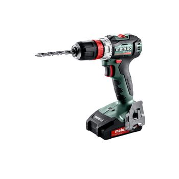 Taladro A Batería Atornillador 18v (602327500). Incluye 2 Baterías Li-power (18 V/2,0 Ah), Cargador Y Maletín. Metabo