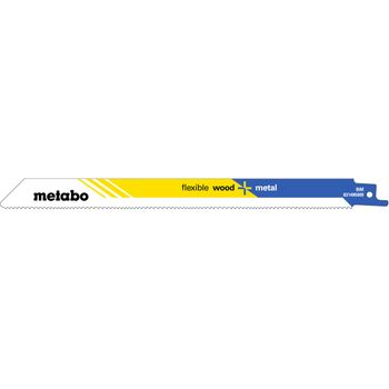 Metabo 5 Hojas Para Sierras De Sable "flexible Wood + Metal" 225 X 0,9 Mm (631495000)