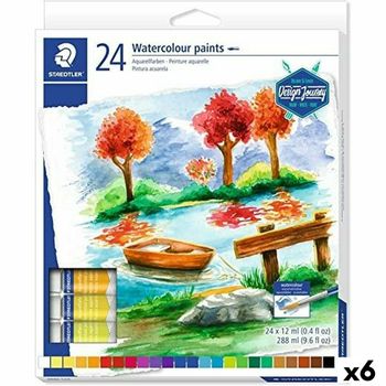 Set De Pinturas Acuarela Staedtler Design Journey 6 Piezas 12 Ml