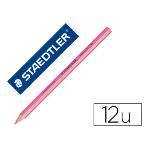 Lapices Fluorescente Staedtler Triangular Top Star Rosa Caja De 12 Unidades