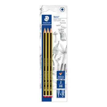 Staedtler - Blister 3 Lapices Grafito Noris 120-2