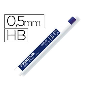 Minas Staedtler Grafito 0,5 Mm Hb Polo 257 Tubo Con 12 Minas (pack De 12)