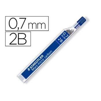 Minas Staedtler Mars Micro Grafito 0,7 Mm 2b Tubo Con 12 Unidades (pack De 1