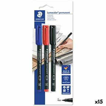 Set De Rotuladores Staedtler Lumocolor 317-s Multicolor 10 Piezas (15 Unidades)