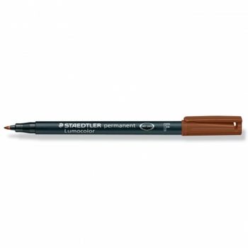 Rotulador Permanente Staedtler 318 Punta F 0.6mm Marron