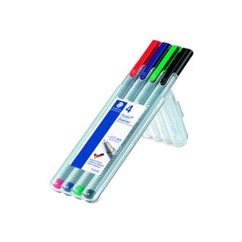 Rotuladores Staedtler Triplus Fineliner 4 Unidades