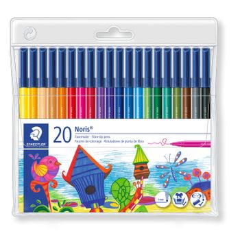 Staedtler Rotuladores Rotuladores Noris Club Bote 20 Ud Lavable Colores Surtidos 326...