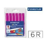 Rotulador Staedtler Color Jumbo Trazo 3 Mm -blister Unicolor Rosa (pack De 6)