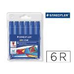 Rotulador Staedtler Color Jumbo Trazo 3 Mm -blister Unicolor Azul (pack De 6)