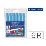 Rotulador Staedtler Color Jumbo Trazo 3 Mm -blister Unicolor Turquesa (pack De 6)