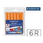 Rotulador Staedtler Color Jumbo Trazo 3 Mm -blister Unicolor Naranja (pack De 6)