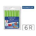 Rotulador Staedtler Color Jumbo Trazo 3 Mm -blister Unicolor Verde Oliva (pack De 6)