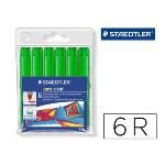 Rotulador Staedtler Color Jumbo Trazo 3 Mm -blister Unicolor Verde Lima (pack De 6)