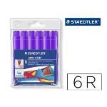 Rotulador Staedtler Color Jumbo Trazo 3 Mm -blister Unicolor Lila (pack De 6)