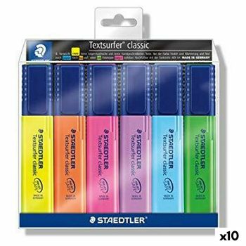 Set De Marcadores Fluorescentes Staedtler Textsurfer Classic 6 Piezas (10 Unidades)