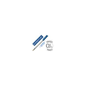 Boligrafo Staedtler Stick Azul Con Capuchon 50 Unidades