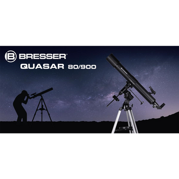 Telecopio Refractor Quasar Eq 80/900 Diseño De Carbo Bresser