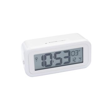 Despertador Bresser Mytime Amber - Blanco