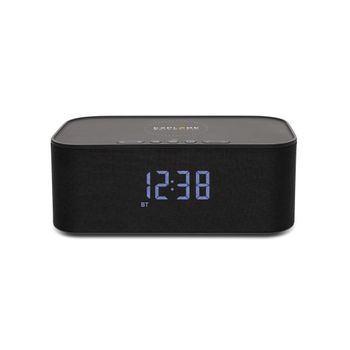 Muse M-15 GL Radio Despertador Doble Alarma con Radio FM Negro