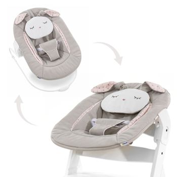 Hamaca Alpha Bouncer 2 En 1 Para Trona De Madera Alpha+ Powder Bunny Beige Bloom