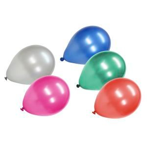 Globos Metalizados Fackelmann Latex 15 Uds.- Color Variados