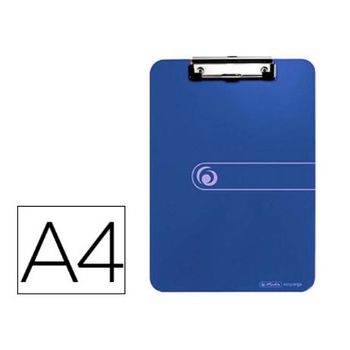 Portanotas Herlitz Con Pinza Din A4 Azul